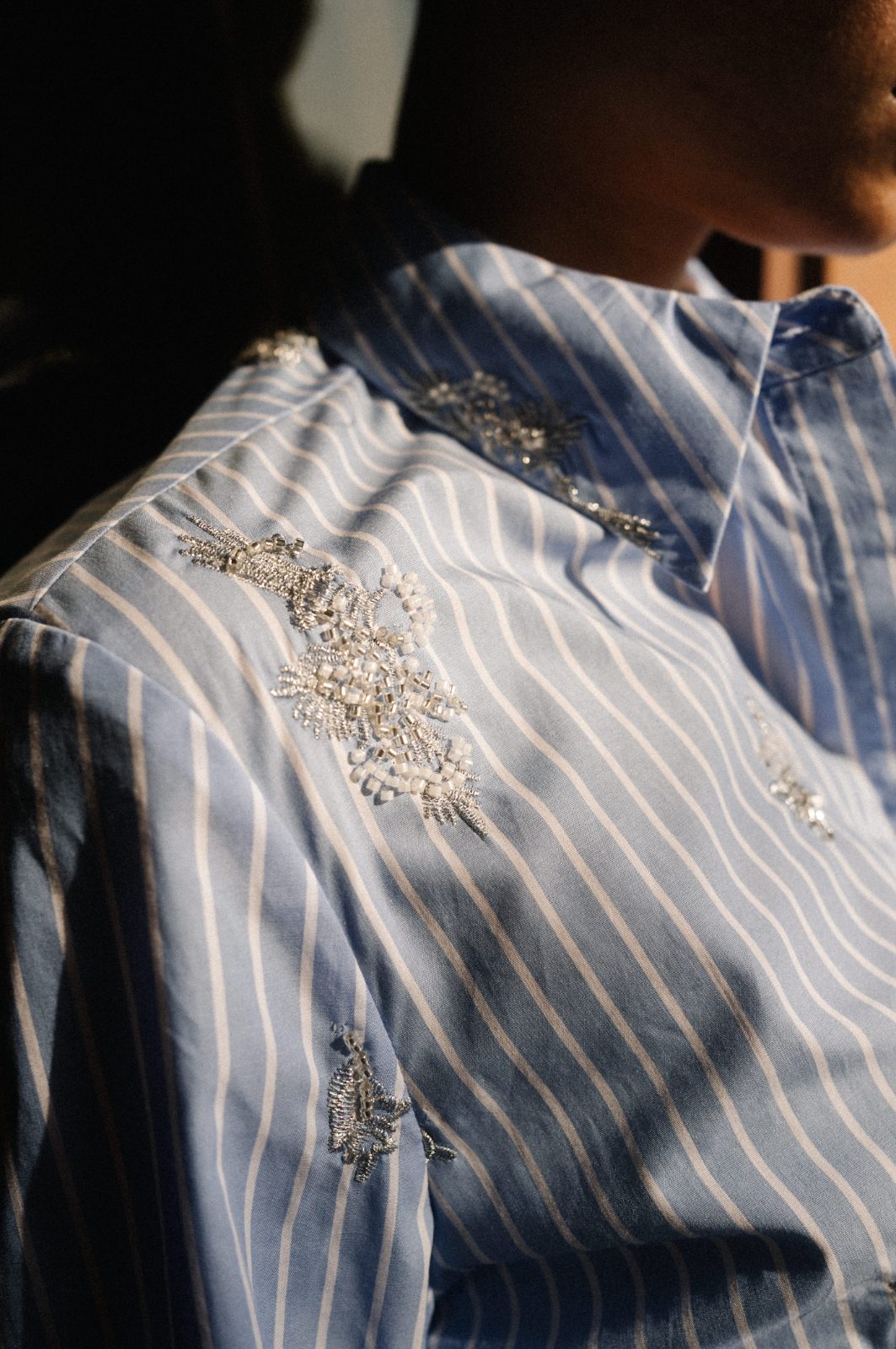 Detail of the embroidery